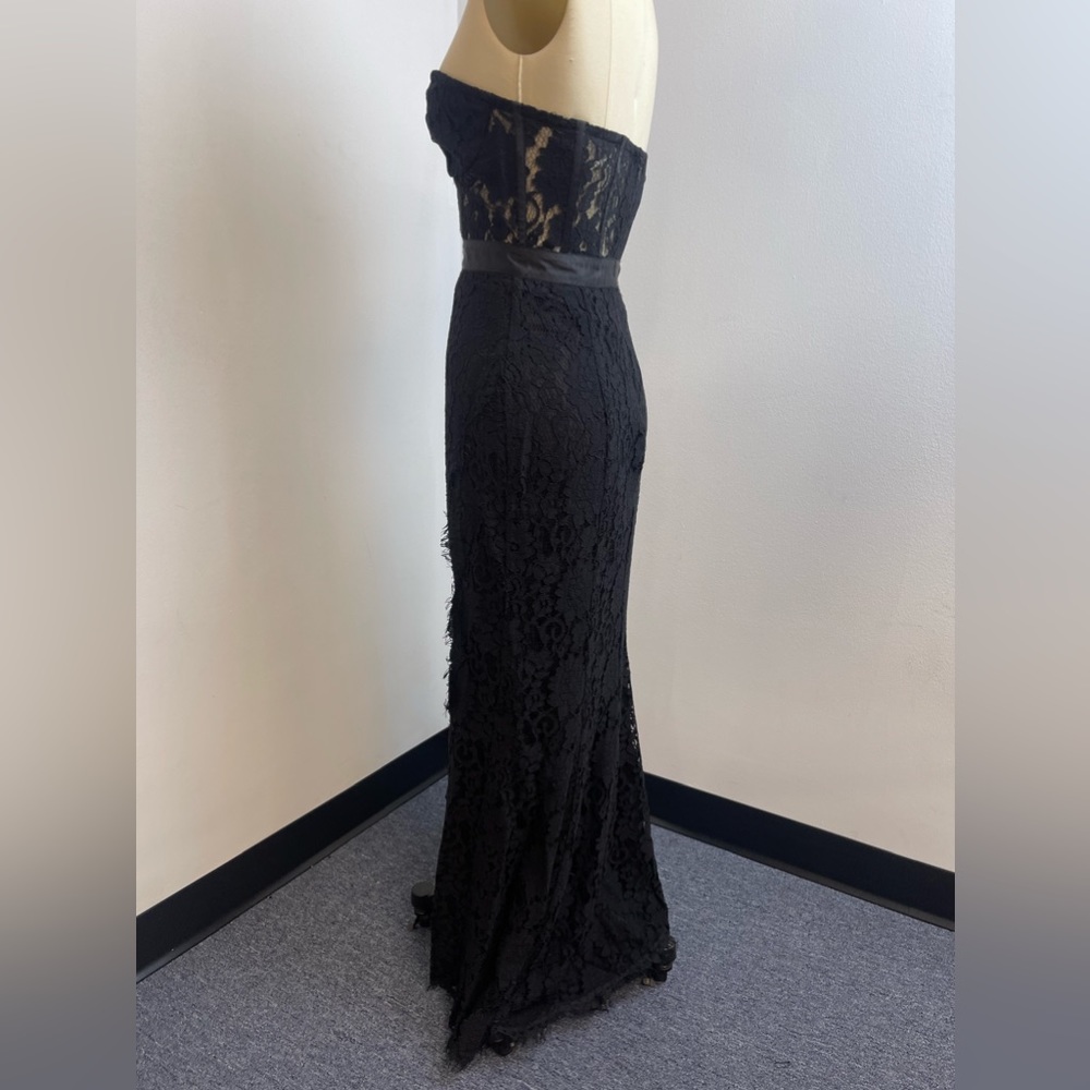 FAME & PARTNERS Mariposa Strapless Mesh-Net Dress - Picture 7 of 8
